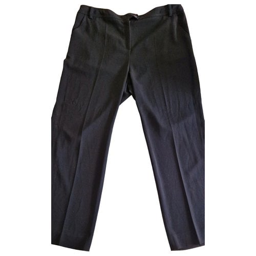 Pre-owned Luisa Spagnoli Trousers In Black