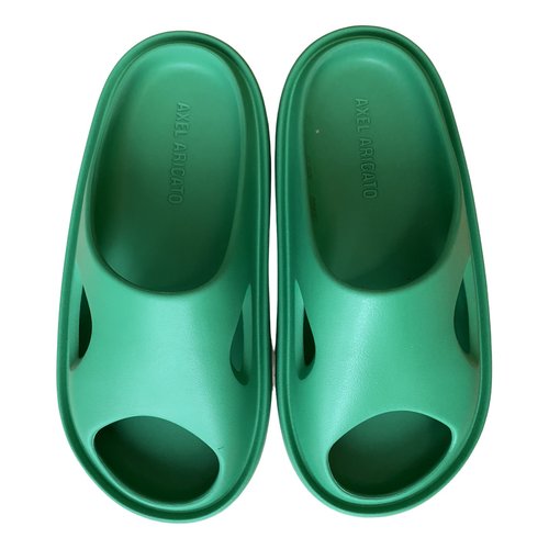 Pre-owned Axel Arigato Sandals In Green