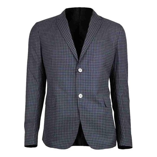 Pre-owned Gucci Wool Jacket In Blue