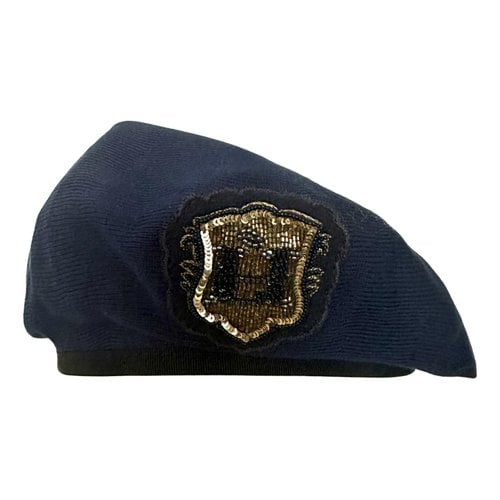 Pre-owned Laulhere Beret In Blue