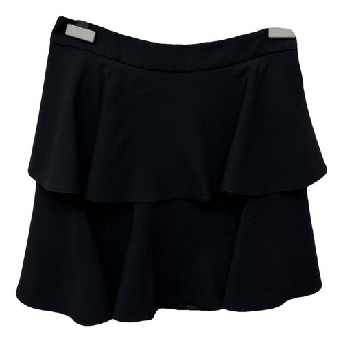 Pre-owned Emanuel Ungaro Mini Skirt In Black