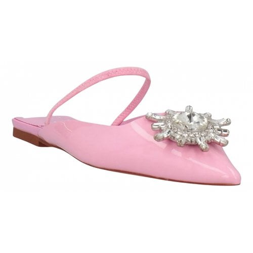 Pre-owned Jeffrey Campbell Patent Leather Ballet Flats In Pink
