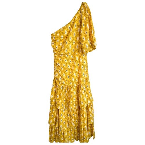 Pre-owned Veronica Beard Mid-length Dress In Yellow