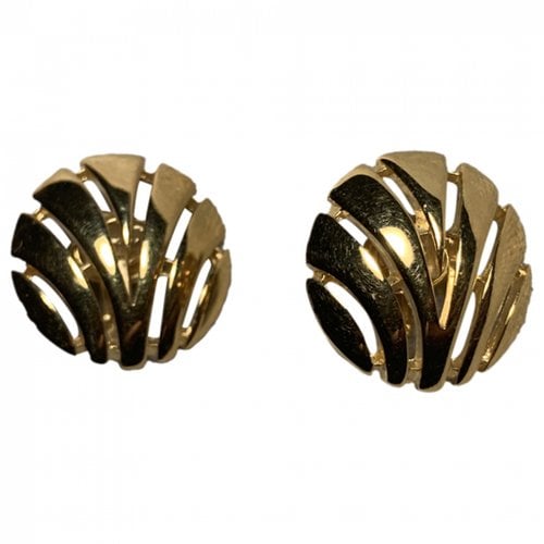 Pre-owned Trifari Earrings In Gold