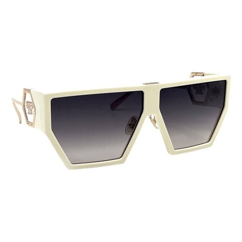Pre-owned Philipp Plein Sunglasses In White