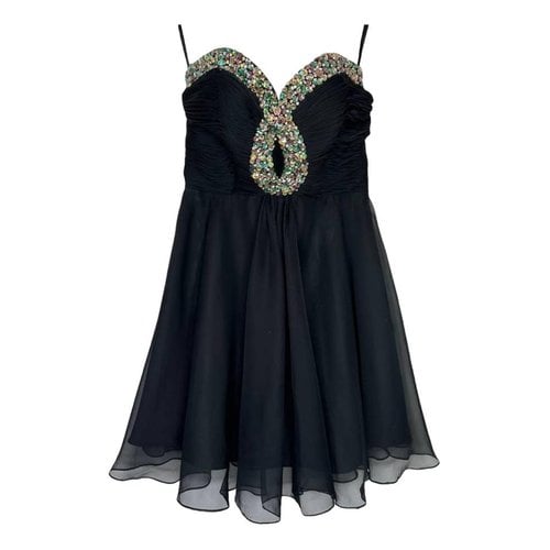 Pre-owned Sherri Hill Mini Dress In Black