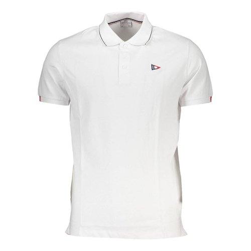 Pre-owned Nautica Polo Shirt In White