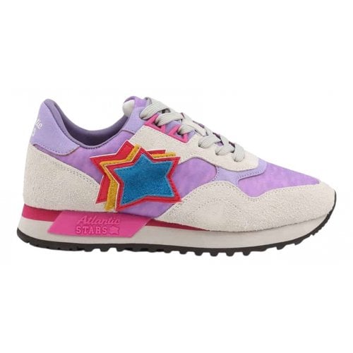 Pre-owned Atlantic Stars Cloth Trainers In Purple