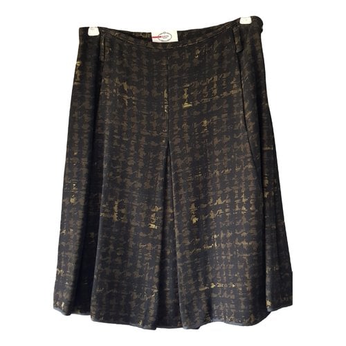 Pre-owned Prada Mini Skirt In Khaki