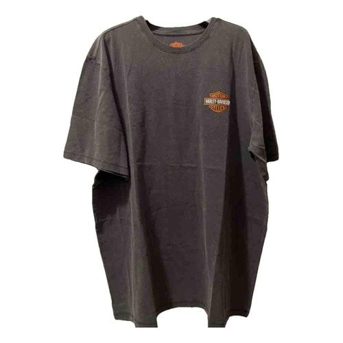 Pre-owned Harley Davidson T-shirt In Grey