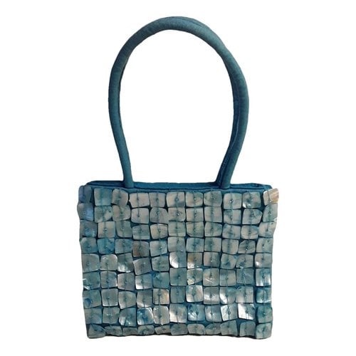 Pre-owned Tara Jarmon Clutch Bag In Blue