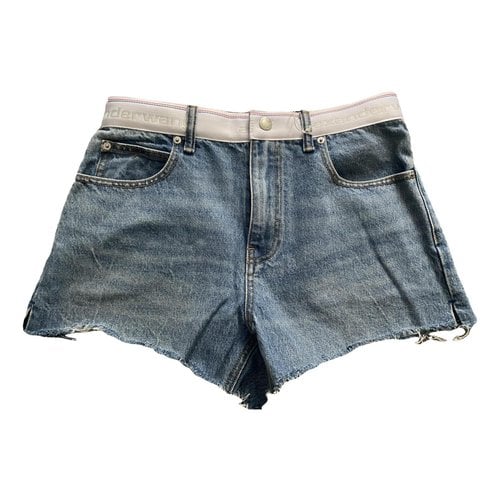 Pre-owned Alexander Wang Shorts In Blue
