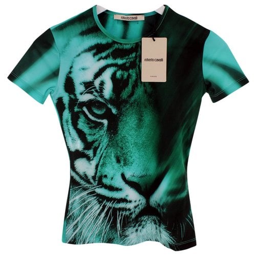 Pre-owned Roberto Cavalli T-shirt In Green