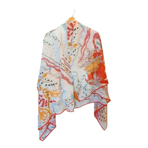 Pre-owned Roberto Cavalli Silk Neckerchief In Multicolour