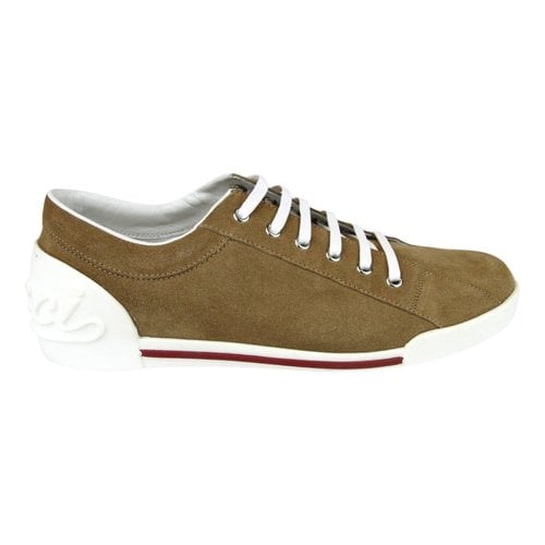 Pre-owned Gucci Trainers In Brown