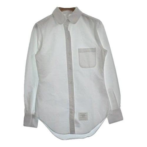 Pre-owned Thom Browne Blouse In White