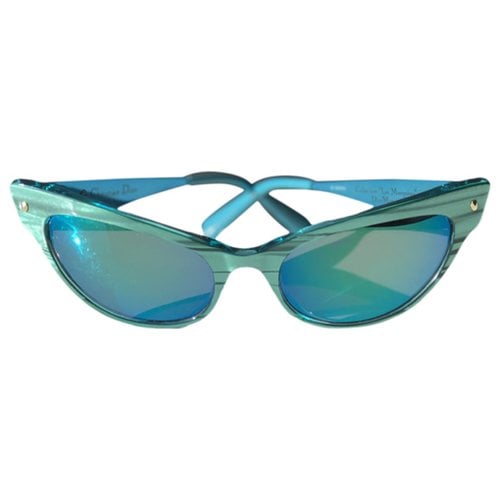 Pre-owned Dior Sunglasses In Turquoise