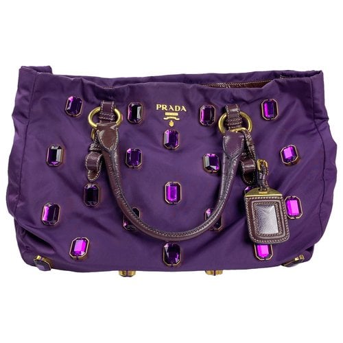 Pre-owned Prada Handbag In Purple