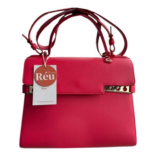 Pre-owned Delvaux Tempête Leather Handbag In Pink