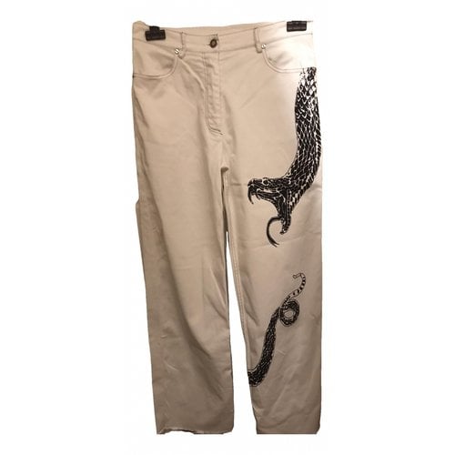 Pre-owned 8pm Trousers In White