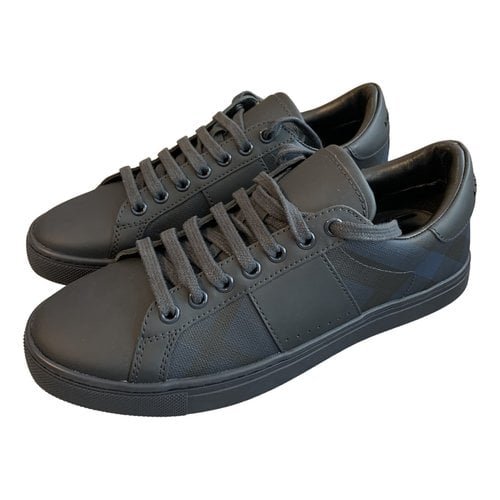 Pre-owned Burberry Leather Trainers In Other