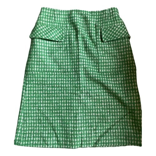 Pre-owned Bottega Veneta Wool Skirt Suit In Green