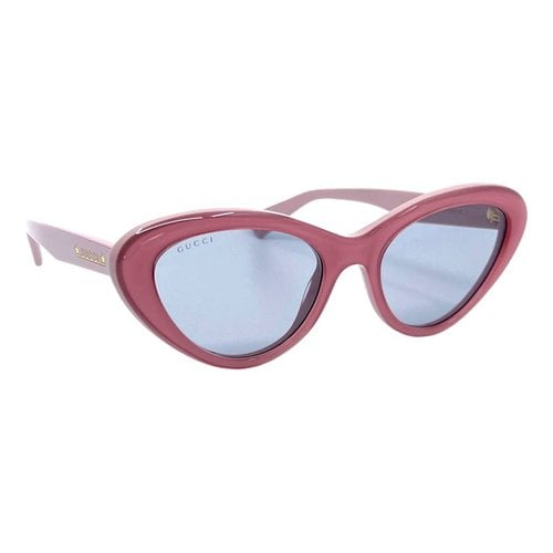 Pre-owned Gucci Sunglasses In Pink