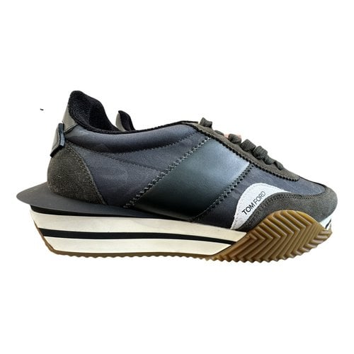 Pre-owned Tom Ford Leather Low Trainers In Multicolour