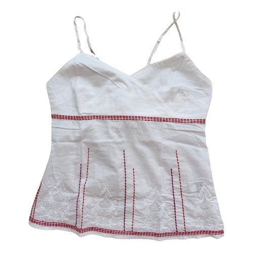 Pre-owned Costume National Camisole In White
