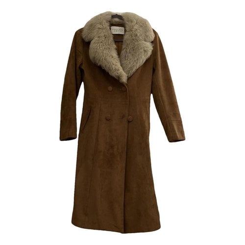 Pre-owned Charlotte Simone Trench Coat In Brown