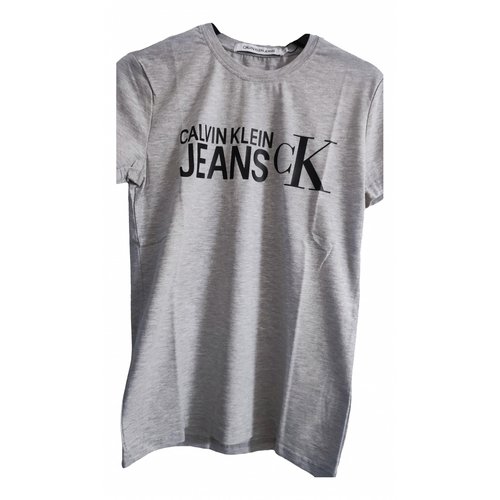Pre-owned Calvin Klein T-shirt In Grey