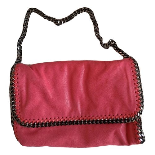 Pre-owned Stella Mccartney Vegan Leather Clutch Bag In Pink