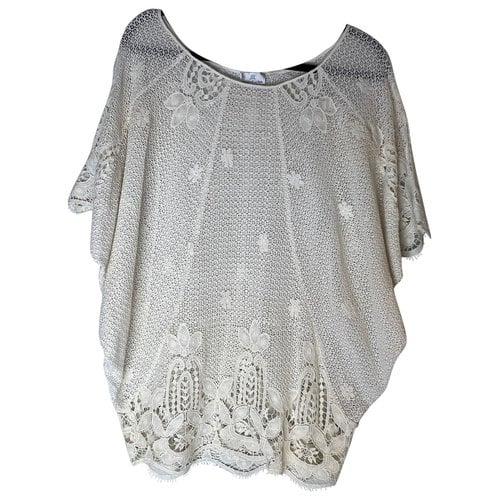 Pre-owned Miguelina Tunic In White