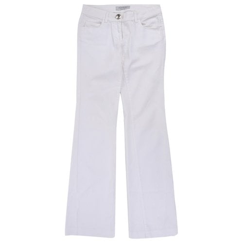 Pre-owned Saint Laurent Large Jeans In White