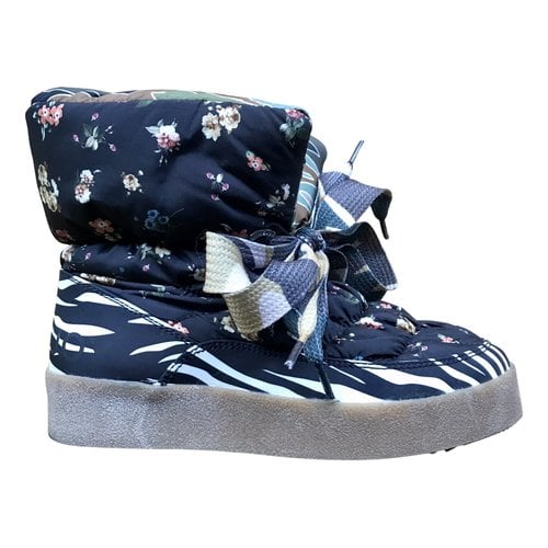 Pre-owned Khrisjoy Cloth Snow Boots In Multicolour
