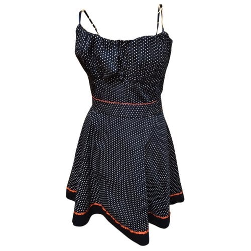 Pre-owned Dolores Promesas Mini Dress In Navy