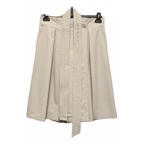 Pre-owned Max Mara Mid-length Skirt In Grey