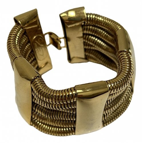 Pre-owned Genny Silver Gilt Bracelet In Gold