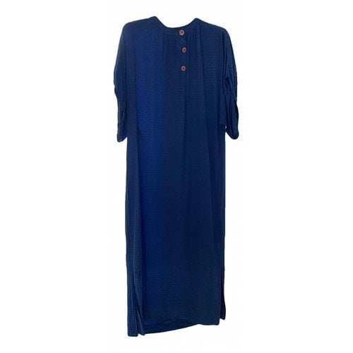 Pre-owned Emmanuelle Khanh Mid-length Dress In Blue