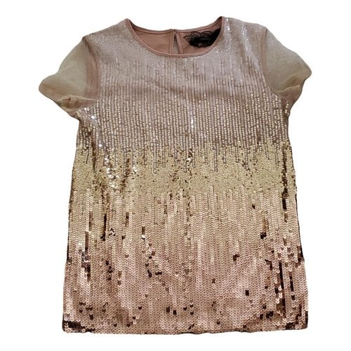 Pre-owned Patrizia Pepe T-shirt In Beige