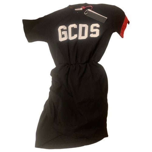 Pre-owned Gcds Mini Dress In Black