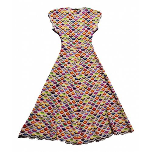 Pre-owned Chloé Cashmere Maxi Dress In Multicolour
