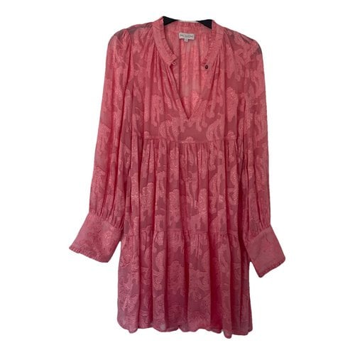Pre-owned Dea Kudibal Silk Mid-length Dress In Pink