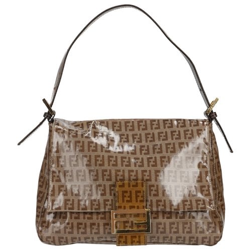 Pre-owned Fendi Mamma Baguette Handbag In Brown