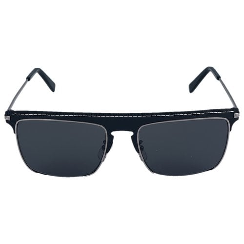 Pre-owned Loewe Aviator Sunglasses In Black