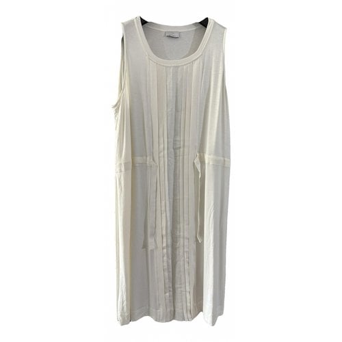 Pre-owned Marina Rinaldi Mid-length Dress In White