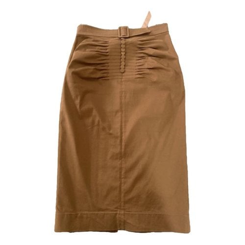 Pre-owned N°21 Mid-length Skirt In Camel