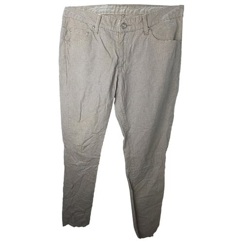 Pre-owned Carhartt Trousers In Grey