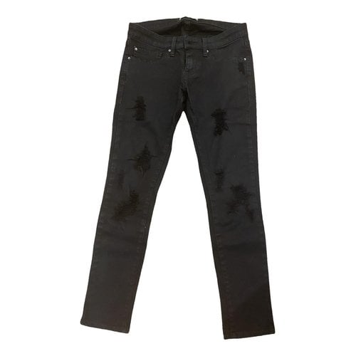 Pre-owned Iro Slim Pants In Black
