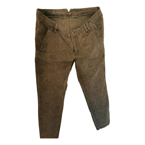 Pre-owned Thomas Rath Slim Pants In Grey